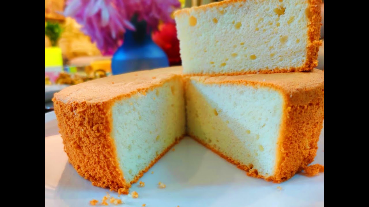 VANILLA SPONGE CAKE - Basic Sponge Cake - Bakery type Sponge Cake at home | Deepali Ohri