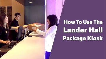 UW HFS | How To Use The Lander Hall Package Kiosk