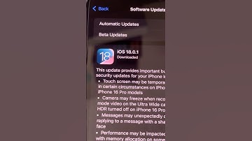 iOS 18.0.1 - you really should update
