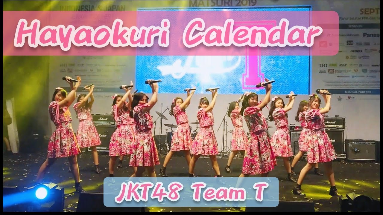 JKT48 Team T _ Hayaokuri Calendar  |  Jak-Japan Matsuri 2019