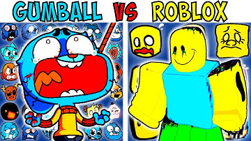 ALL GUMBALL VS ROBLOX TEST | FNF Character Test | Gameplay VS Playground