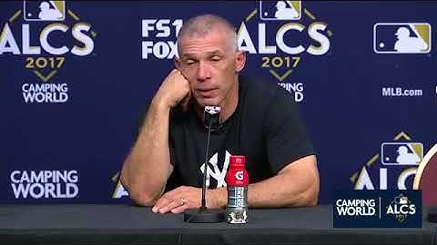 Joe Girardi Postgame Interview | Yankees vs Astros Game 1 ALCS