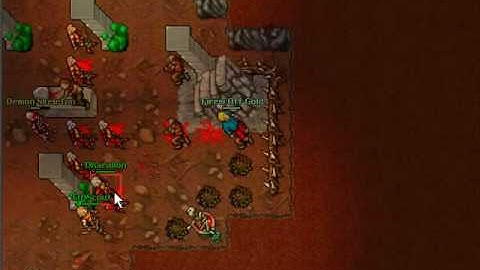 Tibia - Dharalion Killed by Firew off Gold