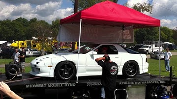 RX7 Dyno 5.3 LS Swapped at LS Fest 2012 - LS1 Mazda