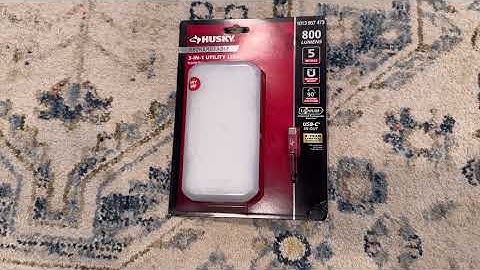 Husky 3-in-1 Utility Light Unboxing – This Thing Is WAY Brighter Than I Expected!