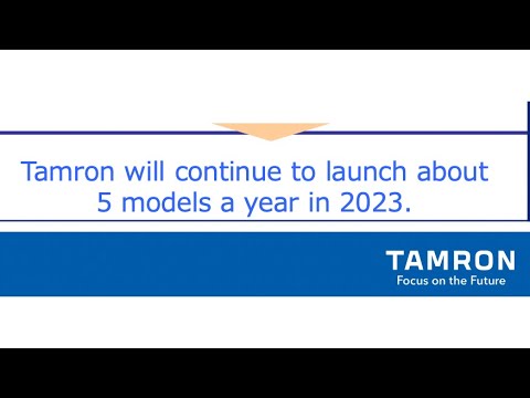 Tamron will announce five new lenses in 2023!