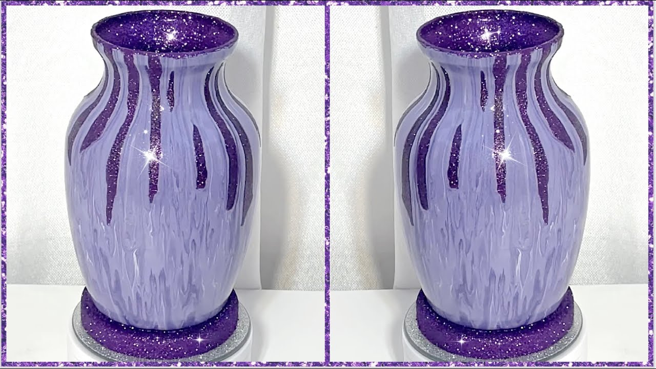 She Turned Dollar A Store Vase into a Work of Art! | DIY DOLLAR TREE ...