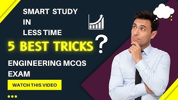 🗣  5 TOP Tips to Master Engineering MCQ Preparation Techniques #smartstudyandsavetime