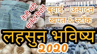 Lahsun स्पेशल तेजी मंदी - लहसुन मंडी भाव भविष्य 2020 | Kheti Ki Shaan