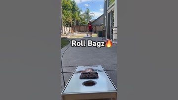 8/8 on roll bags getting consistent with it💯🔥 #cornhole #americancornholeleague #trickshot #foryou