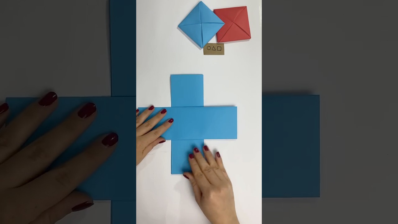 How to Make Squid Game Ddakji  #ddakji #squidgame