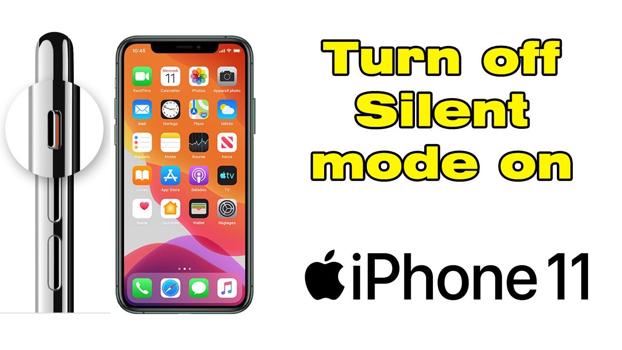 How To Turn Off Silent Mode On IPhone 11 Mute Switch YouTube