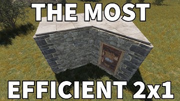 The Most Efficient 2x1 Base Build | Rust Jungle Update