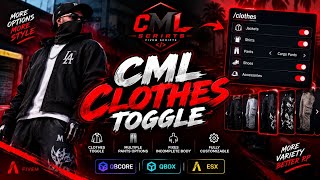 CML Clothing Toggle | The Ultimate Clothing Toggle Script for FiveM | QBCore Qbox ESX
