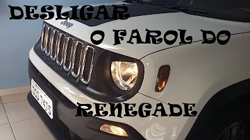 Como desligar farol alto?