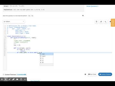 LeetCode. 257. Binary Tree Paths