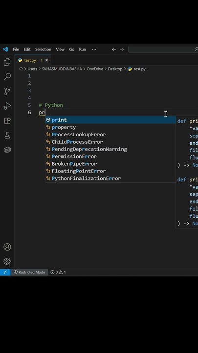 Starting with the basics of the Python with print statement - YouTube