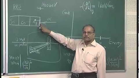 Mod-01 Lec-43 RBS, PIXE, NAA, Summary