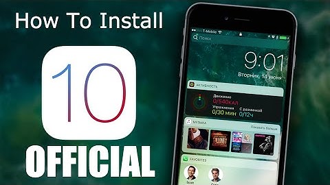 How To Install iOS 10 Official Version On ANY iDevice !