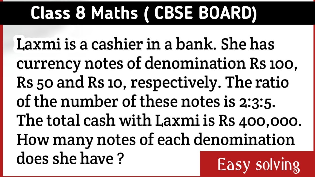 Ratio and proportion | Class 8 Cbse board | Mathematics | Ratio maths ...