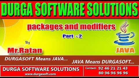 Corejava packages and modifies part 2