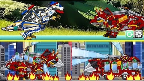Dino Robot Corps Recolor Triceratops Part1 |Y8.com- Newbie Gaming