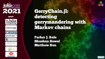GerryChain.jl: detecting gerrymandering with Markov chains | P J Rule, B Suwal, M Sun | JuliaCon2021