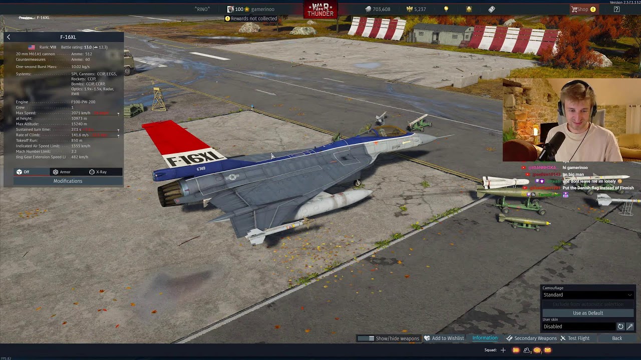 Grinding F-16XL Event | Low Tier Nuke Thunder Good? | Gaming