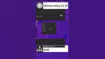 Ubuntu Unity 22.10 Quick overview #shorts