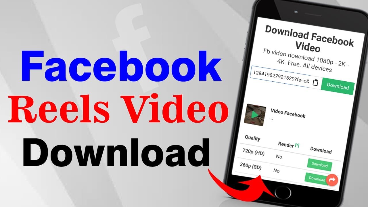 Facebook Reels Download HD 1080p - Cách Tải Video Chất Lượng Cao Nhanh Chóng