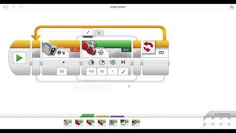 EV3 Programming coloer sensor