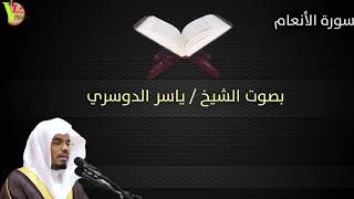 Really Beautiful Quran Recitation By Yasser Al Dosari Surah Al Anam FULL