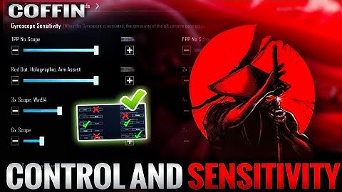 (New 2.9) COFFIN SENSITIVITY CODE & Coffin New Control Code/Best 4 finger claw control PUBGM & BGMI