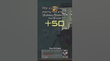POV: it’s 2009 and you are playing mw2 and they just keep spawning… #mw2 #cod #callofduty #feed