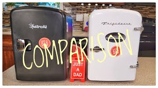 Mini refrigerator / Cooler Comparison AstroAI vs Frigidaire  How Cold or Hot Does It Get Mini Fridge