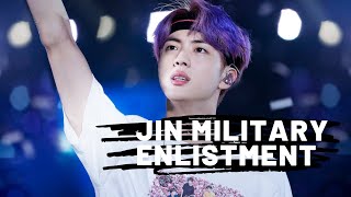 WHEN BTS JIN ENLISTS TO THE ARMY
