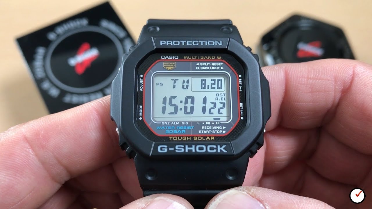 Casio GShock-GW-M5610BC-1JF Review - YouTube