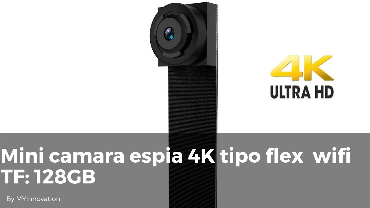 MINI CAMARA ESPIA 4K - YouTube