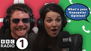Number twos with the toilet seat UP?! Jack O'Connell & Marisa Abela play Unpopular Opinion by BBC Radio 1 14,592 views 2 weeks ago 7 minutes, 55 seconds