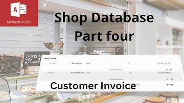 How to create a customer invoice in Microsoft Access