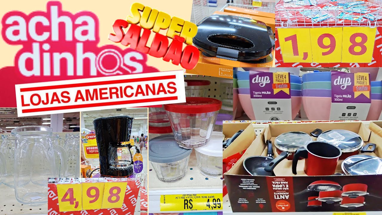 ACHADINHOS LOJAS AMERICANAS - ACHADINHOS DE UTILIDADES DO LAR, ELETRO, CAMA,MESA E BANHO
