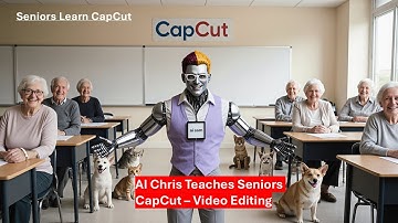 Seniors Learn CapCut FAST with AI Sam — Simple, Fun & Beginner Friendly!