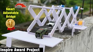 Smart Adjustable Bridge - inspire Award Project | Best science Project | Harish Projects