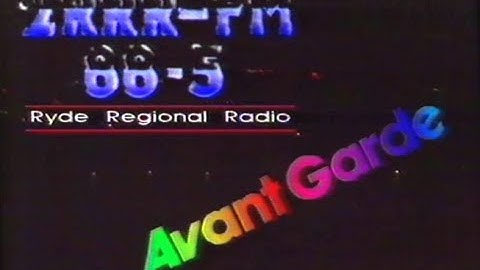 2RRR 88.5 FM (1986) - Ryde Regional Radio - TV Ad
