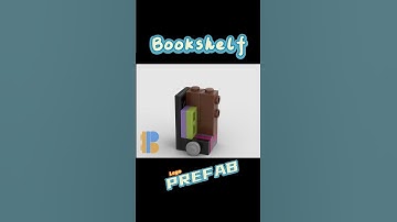 Lego Bookshelf stop motion building animation #shorts #lego #legoaddict #legocity #legomoc #乐高 #afol