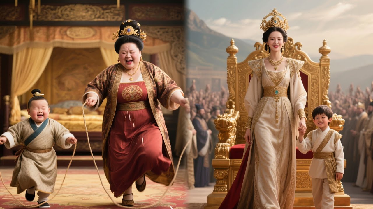 La Reine Grosse de 100kg Rejetée Renaît, Perd du Poids avec Son Fils Gros et Devient la Vraie Reine