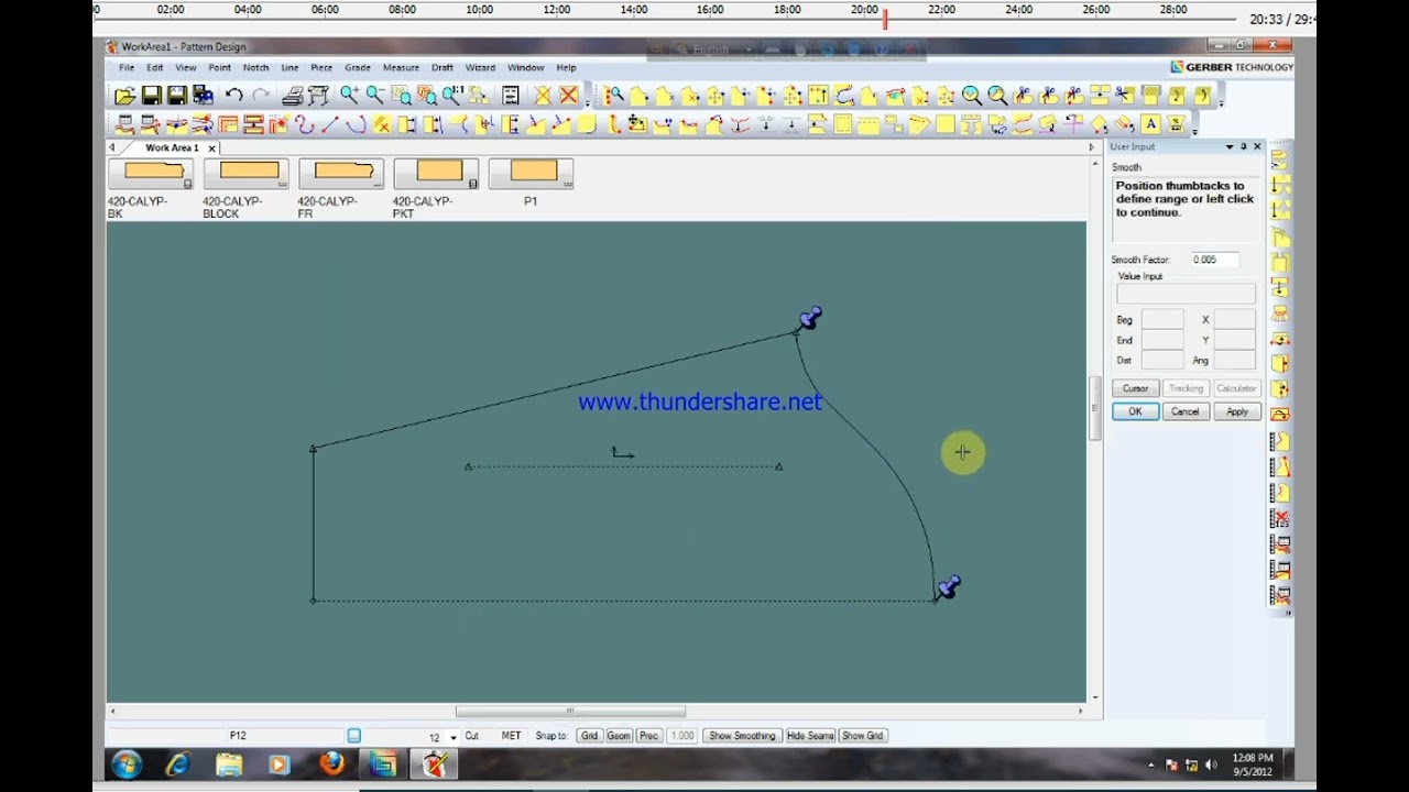 Gerber pattern correction & making 001