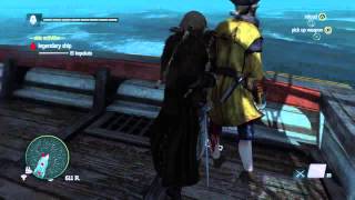 How to destroy legendary ships easy with no jackdaw upgrades assassins creed 4