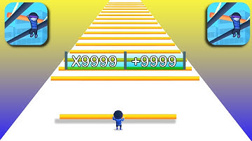 Roof Rail , Count Master, Canvas Run, ​- All Levels Gameplay Android,ios Relaxing Max Update Video