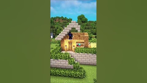 Minecraft Starter House Tutorial 🏡 #minecraft #shorts